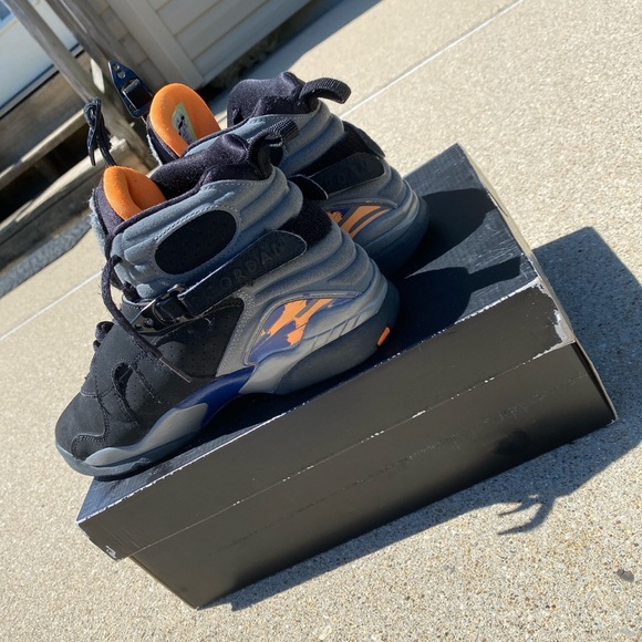 Jordan retro 8 Phoenix Suns (colorway) worn. - Picture 3 of 4